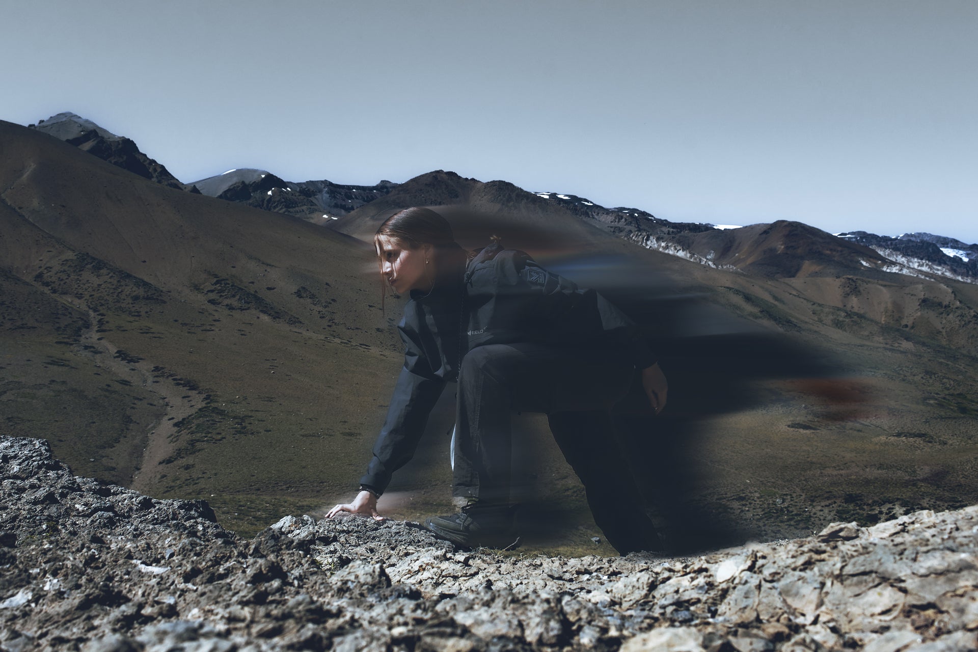Condor Windbreaker — Packs into a crossbody.