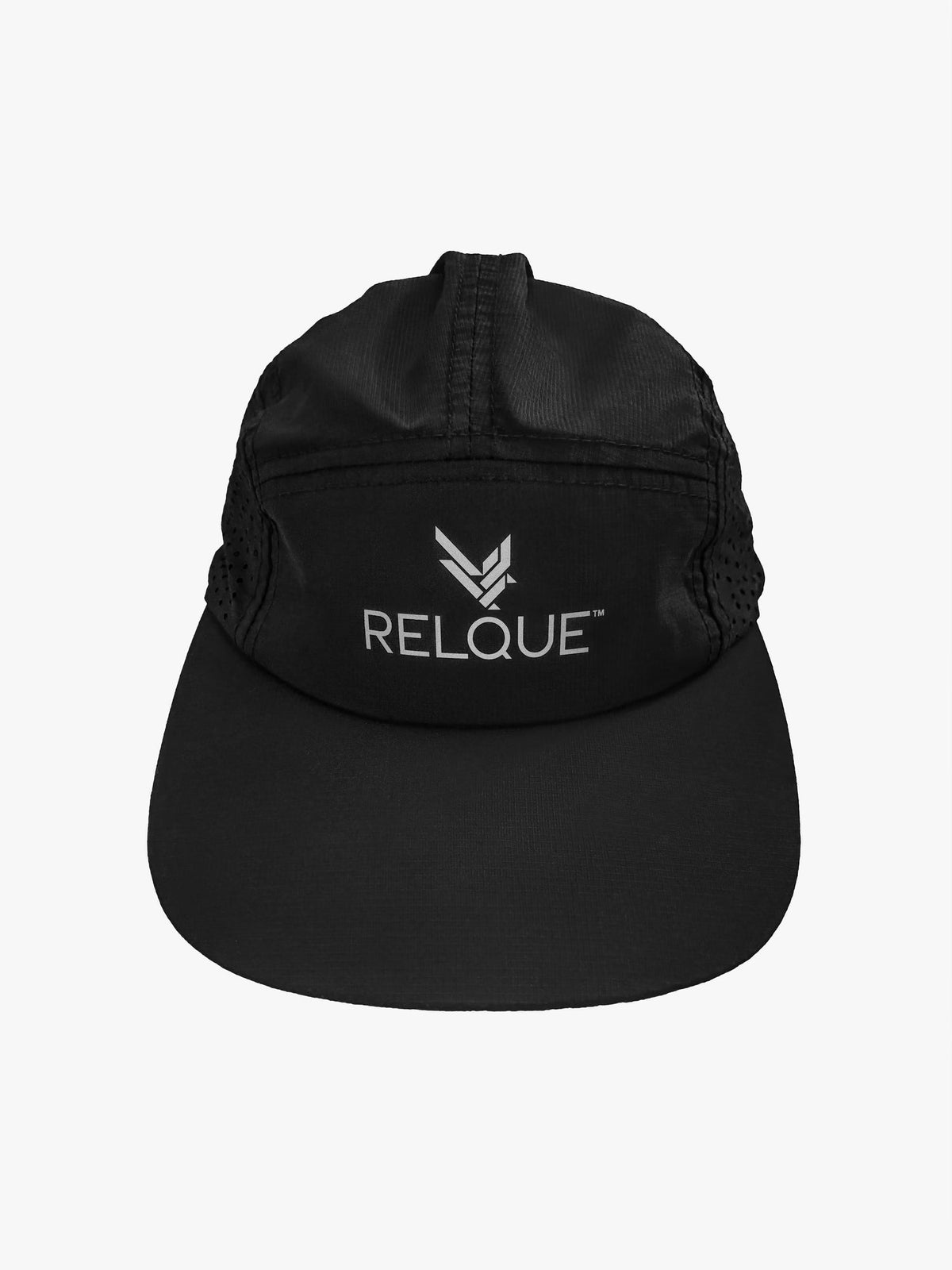 Relque Siete Running Cap in black, front view